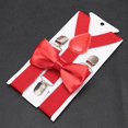 thumbnail image 2 of vnanda Elastic Band with Integrated Kids' Fashionable Bow Suspender Belt Adjustable Elastic Band for Festivals Special Occasions Suspenders for Children, 2 of 7