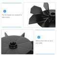 thumbnail image 3 of KALLORY 2Ud De Refrigeración Para Compresor De Aire Plástico Negro Accesorio, 3 of 8