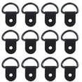 thumbnail image 1 of 24Pcs D Rings Photo Frame Hanging Hooks Picture Frame Holders Wall Bracket Hangers (Black), 1 of 3