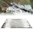 thumbnail image 3 of Manta Térmica De Emergencia, Manta De Emergencia Para Exteriores, Superficie Reflectante, Peso Ligero Dorado Y Plateado Para Trabajo De Campo, 3 of 7