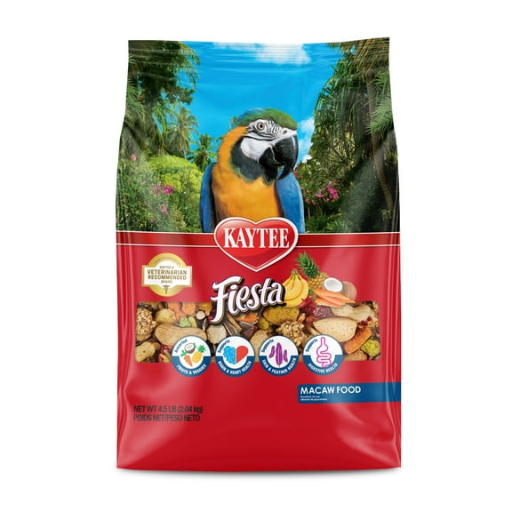 Kaytee Fiesta Macaw Food 4.5 pounds