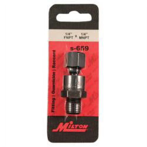 MILTON INDUSTRIES INC 1/4MX1/4F SVL HOSE END