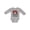 AC-Heather Grey, variant on Ladybug Mommys Little Lovebug Boys or Girls Long Sleeve Baby Bodysuit
