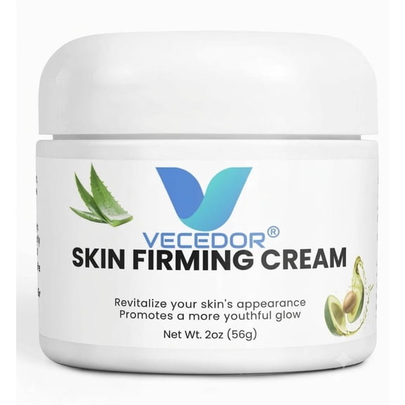VECEDOR Skin Firming Cream – Anti-Aging Face & Body Moisturizer with Collagen & Elastin for Tightening and Smoothing, 2oz