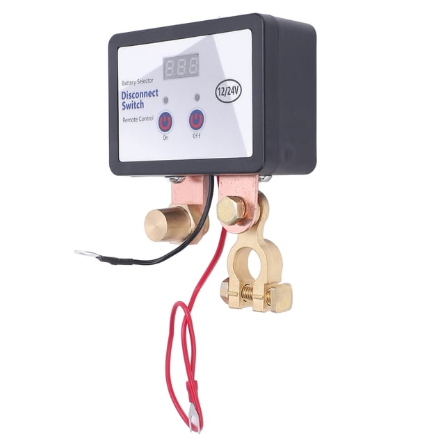 Rupoun Interruptor de Desconexión de Batería Remoto DC12/24V 240A para Coche y Barco (15.0 cm / 5.9 inches)