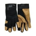 thumbnail image 3 of BlackCanyon Outfitters Large Flex Back and Leather Grip Work Gloves Work Gloves, 3 of 3
