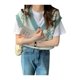 thumbnail image 1 of VISgogo - Chaleco de punto con cuello en V para mujer, diseño de flores a la moda, camisetas sin mangas apiladas VISgogo  moda, 1 of 8