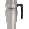 thumbnail image 1 of THERMOS Stainless King Vacuum-Insulated Travel Mug, 16 Ounce, Matte Steel, 1 of 5