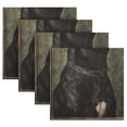 thumbnail image 5 of Qxltty Black and White Dog Napkins 20×20in Perfect for Parties Dinners Weddings Cocktail Housewarming Cloth Napkins Set of 6, 5 of 8