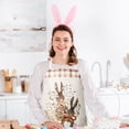thumbnail image 3 of Easter Apron Set with Bunny and Egg Styles, 2-pack Colorful Spring Kitchen Aprons for Cooking, Apron for Easter Cooking, Easter Decorations Aprons for Women Men, 18.5x15in B, 3 of 7
