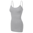thumbnail image 5 of Essential Basic Women Basic Built In Bra Spaghetti Strap Layering Cami Top Tank - Junior Size, 5 of 7