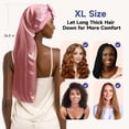 thumbnail image 4 of Gorro de seda Umisleep 22 Momme Mulberry Silk para mujer, color rosa, 4 of 7