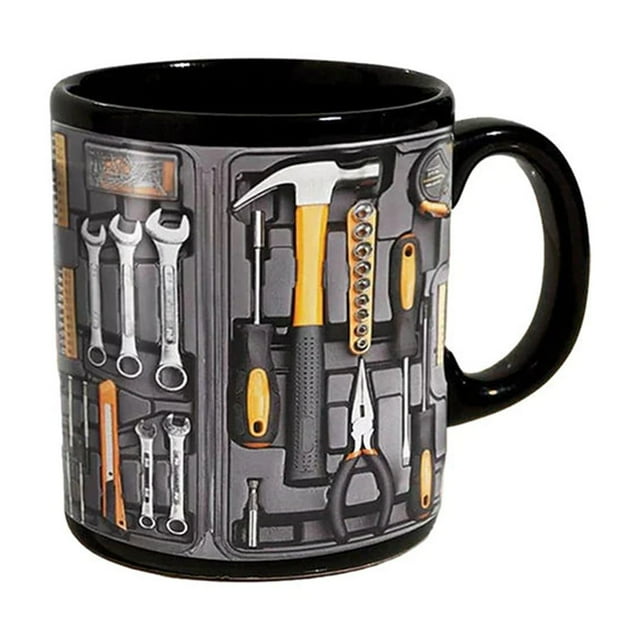 TIMIFIS Cups Products Mechanic Toolbox Set Mug Funny Coffee Mug Mechanic Toolbox Set Auto Car Mechanic Gift 11 Coffee Cups Kitchen Gadgets