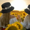 thumbnail image 4 of 56-58 cm sombrero circunferencia sombrilla sombrero de paja mujer verano sombrero de pescador de paja sombrero para el sol, 4 of 5