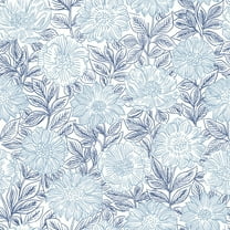 Chesapeake Faustin Navy Floral Wallpaper