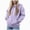 H599-Light Purple, variant on TOWED22 Hoodies for Teen Girls Boys Baggy Zip Up Classic Hooded Sweatshirts Casual Solid Long Sleeve Jacket with Pockets(Orange,18-24 M)