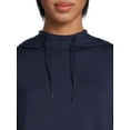thumbnail image 4 of Athletic Works Women's French Terry Mock Neck Hoodie, Sizes XS-XXXL, 4 of 5