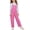 Pink, variant on Kids Girl Solid Color Jumpsuit Toddler Denim Overalls Solid Color Suspender Pants Baby Boys Girls Strap Casual Bib Pants with Pocket Jumpsuit