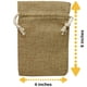 thumbnail image 2 of Bolsas de regalo Supply Friend, 50 unidades, 10 x 15 cm, con cordón de arpillera, 2 of 3