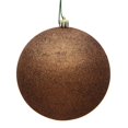 thumbnail image 1 of Vickerman N593076DG 12 Po. Boule d'Ornement de Noël Pailletée Moka, 1 of 3