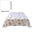 thumbnail image 3 of huayou Romantic Rose Floral Print Soft Flat Bed Sheet 78.74x90.55 Inch Easy Care Mattress Cover for Bedroom Home Decoration, 3 of 6