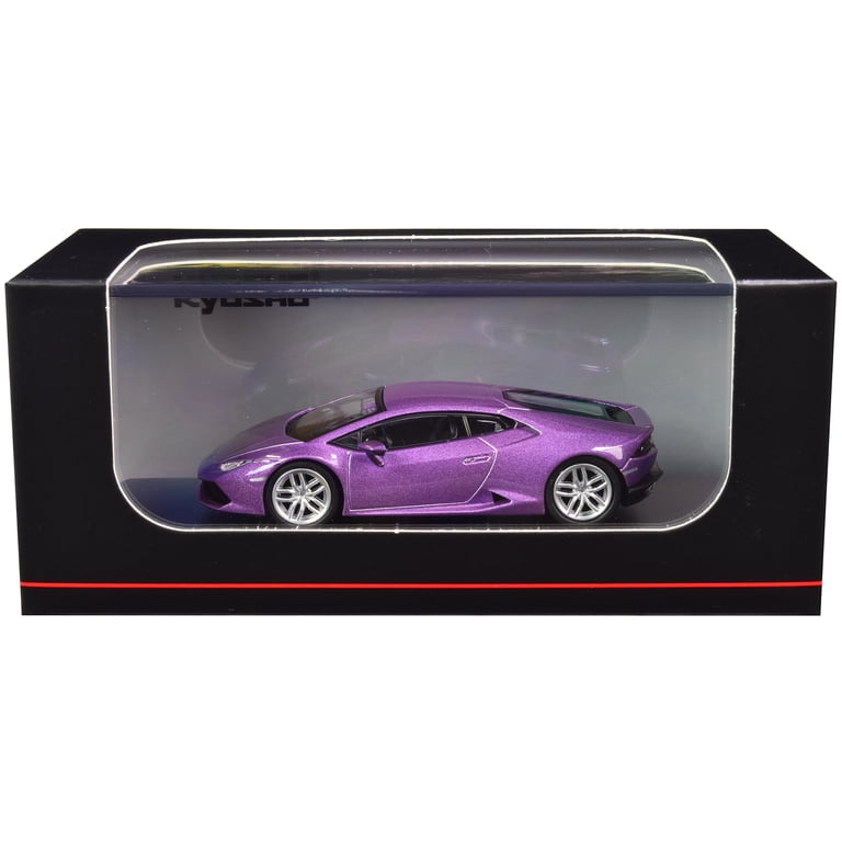 Lamborghini Huracan Coupe Purple Metallic 1/64 Diecast Model Car
