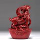 thumbnail image 3 of Red rosewood sheep figurine, carved from solid wood, a decorative piece for the living room, representing the zodiac animal of the sheep (未)., 3 of 4