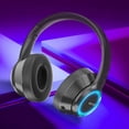 thumbnail image 3 of ZFYXGS Over-ear Headphones, Bluetooth Headphones Noise Cancelling Foldable High Sound Quality Waterproof LED Light, Headphones Wireless for Home Office Cellphone PC, 3 of 6