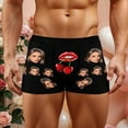 thumbnail image 4 of KHONTS Custom for Men Boxer Short with Face Personalized Underwear for Boyfriend Husband Valentine's Birthday 01-Black XL, 4 of 8