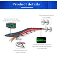 thumbnail image 6 of Simulation New Style Fishing tackle Explosive hook 2.0# 3.0# 3.5# Hook 10g/15g/19g Octopus lure Fishing bait Wood shrimp lures Squid  hook 10G-2.5 HOOK F, 6 of 8