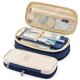 thumbnail image 1 of Large Capacity Pencil Case, Office, College, School, Large Storage, Bag, Pouch, Holder, Box, Organizer, Blue, 1 of 5