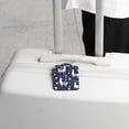 thumbnail image 5 of Square 2Pack PU Leather Sheep Flower Heart Cruise Luggage Tag with Privacy Cover and Stainless Steel Ring - Suitable for Travel Handbags Backpacks Luggage Tags, 5 of 6