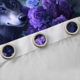 thumbnail image 4 of Castle Fairy Wolf Crow Black Out Curtains,Rose Butterfly Curtains Pack of 2 (42x63 Each), 4 of 6