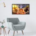 thumbnail image 1 of Cuadros Decorativos 5D diamante pintura Animal completo redondo mosaico lienzo imagen DIY decoración del hogar regalo Ndcxsfigh Nuevos Originales, 1 of 9