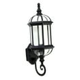 thumbnail image 3 of S SERENABLE Lanterne Murale Extérieure Imperméable en Aluminium pour Patio, Maison, Porte d'Entrée, Noir, 3 of 9