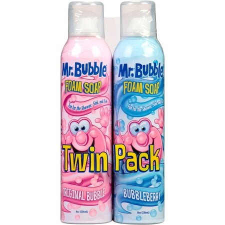 Mr. Bubble Foam Soap, Assorted, 8 oz, 2 count