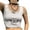 White Butterfly, variant on goowrom Women?s Sleeveless Crop Tops, Embroidery Printed Knitted Vest