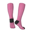 thumbnail image 5 of Lsque Pink Gingham Printed Crew Socks Men's Women's LightWeight Thin Casual Calf Socks ,Knee High Socks,Cotton Socks, 5 of 9
