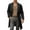 A-Black, variant on Trench Coat for Mens Fall Winter Overcoat Casual Outerwear Jacket for Daily Wear Men's Fashion Army Green Size: L