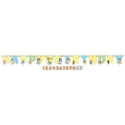 Bluey Multicolor Jumbo Add An Age Paper Letter Banner - 10" x 10.5' (Pack Of 1) - Perfect For Birthday Parties & Celebrations