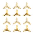 thumbnail image 1 of 12 Piezas Metal Tallado Joyero Protector Esquina Muebles Soporte Decorativo, 1 of 4