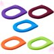 thumbnail image 1 of unbranded 5Ud Toilet Seat Pads Soft Material O-Shaped Cover Assorted Color Bathroom Use, 1 of 6