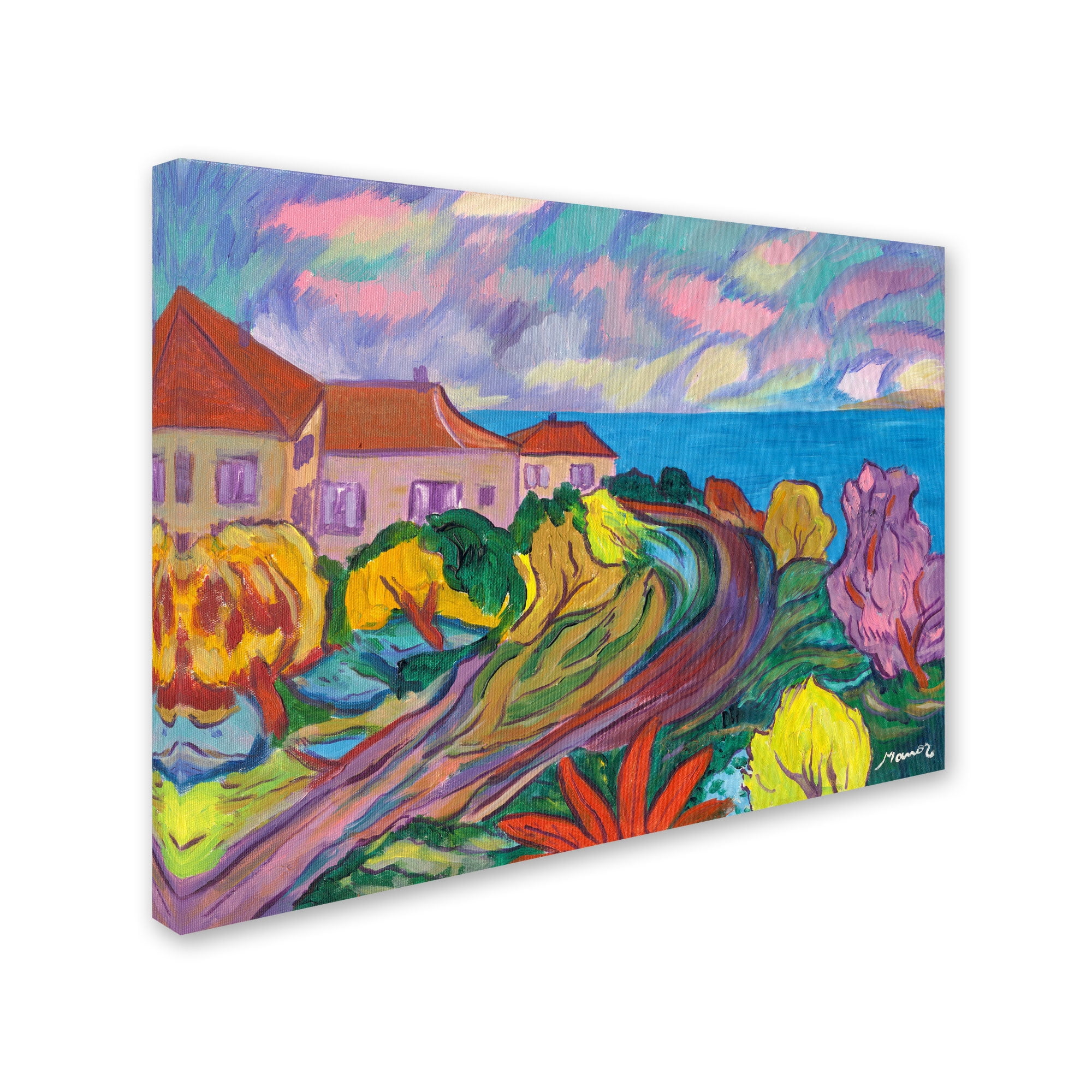 Trademark Fine Art "Kihei Shore" Canvas Art by Manor Shadian