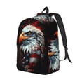thumbnail image 2 of Yiaed USA Bald Eagle Print Backpack, Premium Laptop Backpack, Travel Backpack for Women, Lightweight Backpacks, Comfortable Back Pack-Small, 2 of 5