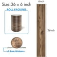 thumbnail image 2 of Peel and Stick Floor Tile, 36 Pack 54 Sq.Ft, （NO Sticky Residue Left） Waterproof Wood Plank Vinyl Tile Stickers, Self-Adhesive DIY for Bedroom, Living Room, Bathroom （36"" x 6""，Dark Brown ）, 2 of 16