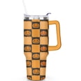 thumbnail image 2 of 40 OZ Happy Halloween Travel Mug with Handle Vacuum Insulated Travel Coffee Mug Gift for Women Men, 2 of 7