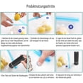 thumbnail image 4 of Mini Scelleuse sous Vide, Scelleuse sous Vide Portative, Petite, rechargeable avec 8 Sacs Lavables et Réutilisables, Sans Fil, Scelleuse sous Vide portable pour Aliments, 4 of 5