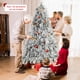 thumbnail image 4 of Árbol de Navidad artificial preiluminado Costway 210 cm 743 agujas de PVC pino y puntas de PE, 4 of 4