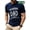 Navy Blue, variant on Father's Day Gift Wear For Mens "THIS AWESOME DAD" Sentimental Design Short Sleeve T-shirt Navy Blue XL