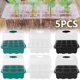 thumbnail image 3 of Muyoka 5 uds bandejas de inicio de plántulas bandeja de propagador de semillas reutilizable con tapa de humedad ajustable caja de germinación de plántulas de plantas transparentes Muyoka Hogar, 3 of 7